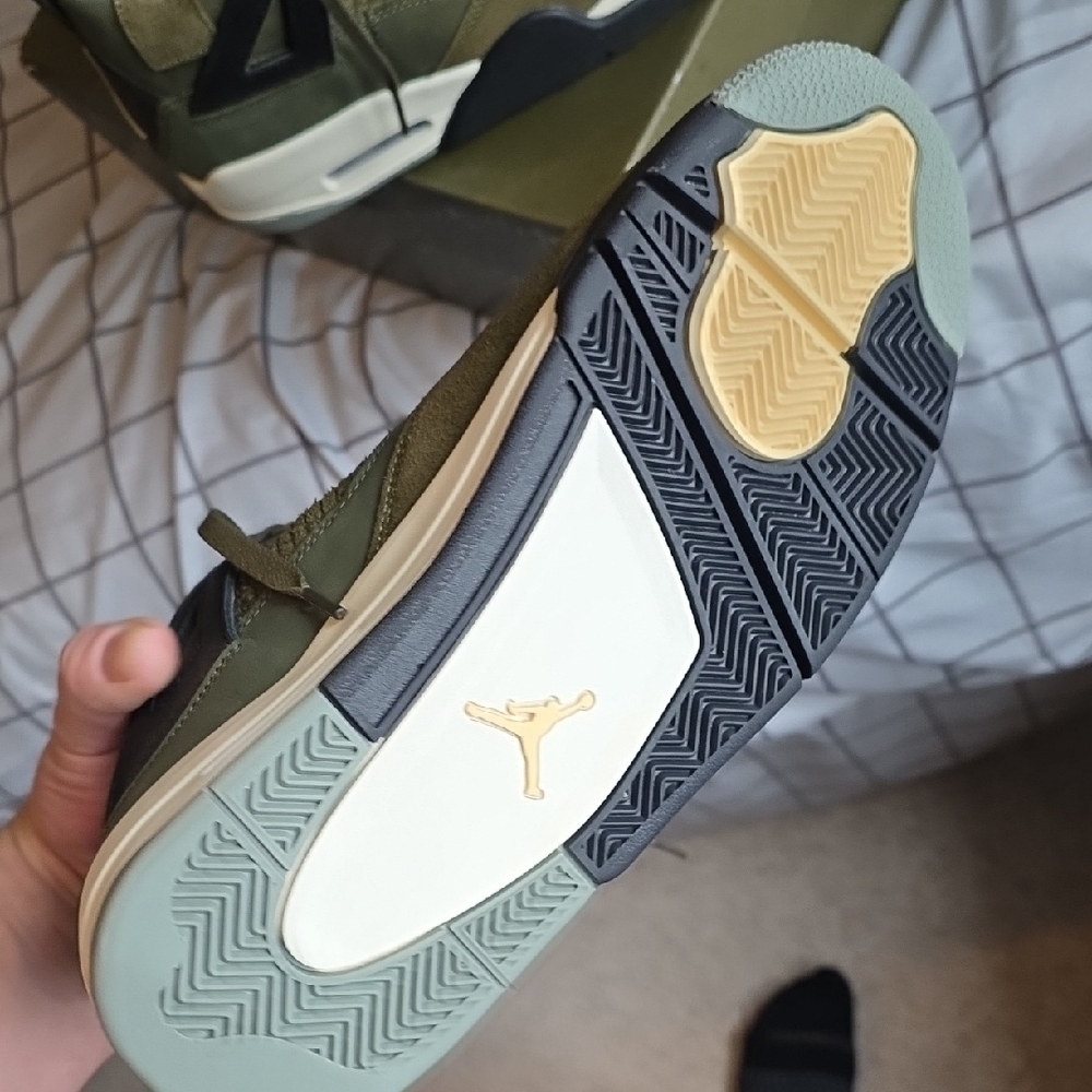 Jordan Olive Green Men's Sneakers - Picture 10 of 14